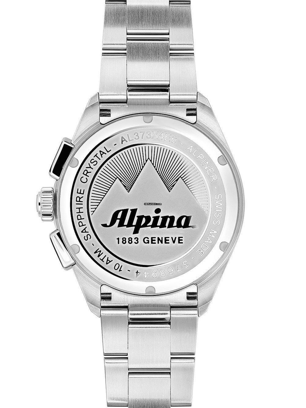 Thumbnail von Alpina Alpiner AL-373BB4E6B Alpiner Chronograph Herrenuhr 42mm 10ATM