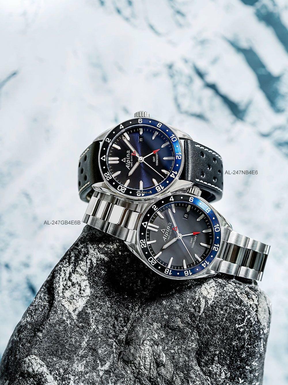 Thumbnail von Alpina Alpiner AL-247NB4E6 Alpiner GMT Herrenuhr 42mm 10ATM