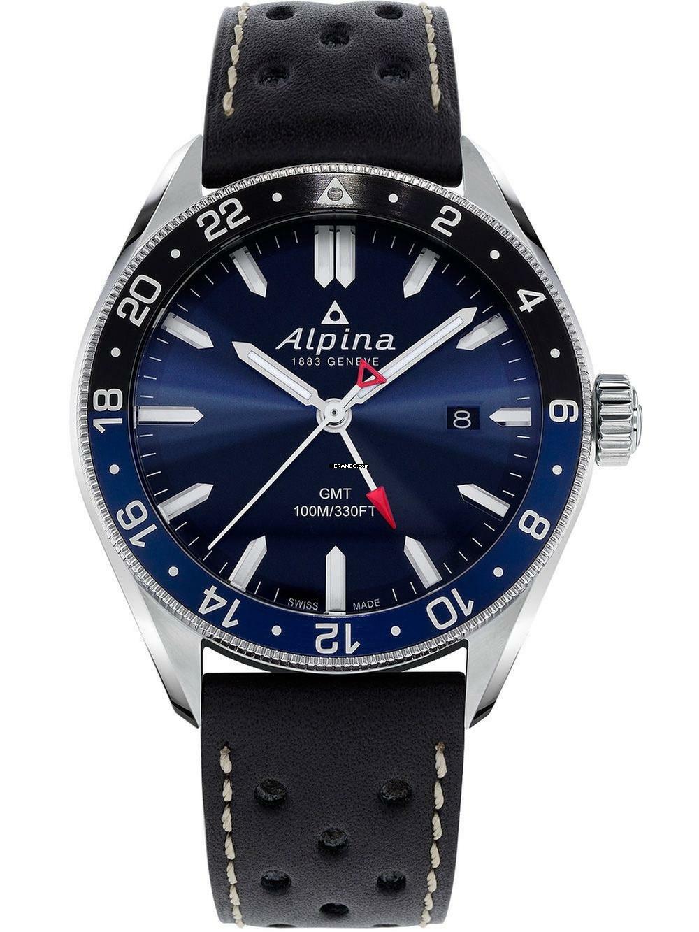 Thumbnail von Alpina Alpiner AL-247NB4E6 Alpiner GMT Herrenuhr 42mm 10ATM