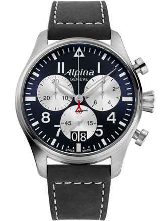  Alpina Startimer Pilot AL-372NS4S6 Startimer Pilot Chronograph Herrenuhr 44mm 