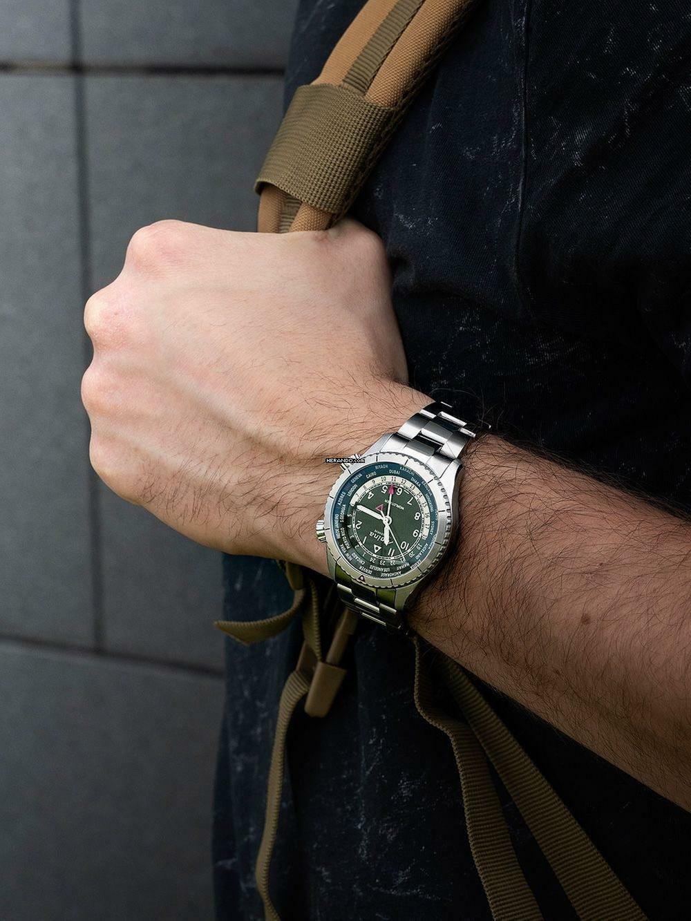 Thumbnail von Alpina Startimer Pilot AL-255GR4S26B Startimer Pilot Worldtimer Herrenuhr 41mm