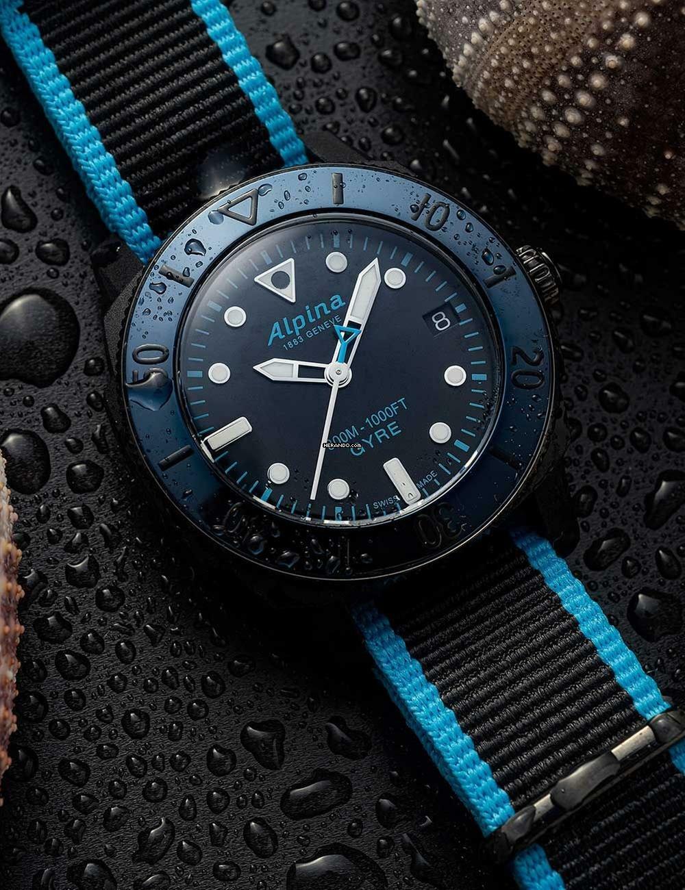 Thumbnail von Alpina AL-525LBN3VG6 Damenuhr Seastrong Ladies Diver Comtesse Gyre 36mm 30ATM