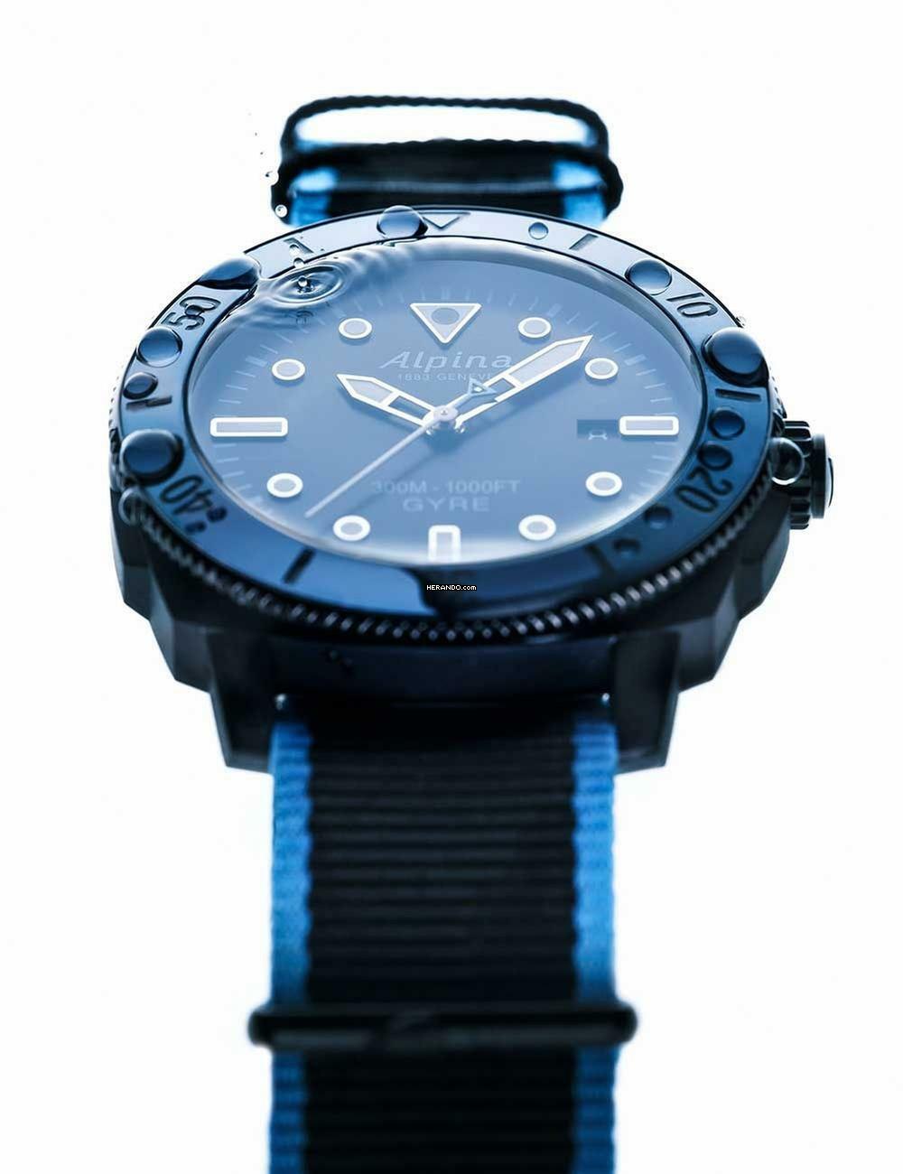 Thumbnail von Alpina AL-525LBN3VG6 Damenuhr Seastrong Ladies Diver Comtesse Gyre 36mm 30ATM