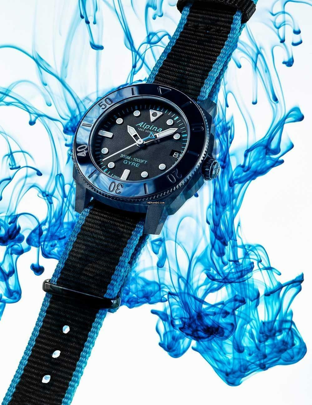 Thumbnail von Alpina AL-525LBN3VG6 Damenuhr Seastrong Ladies Diver Comtesse Gyre 36mm 30ATM