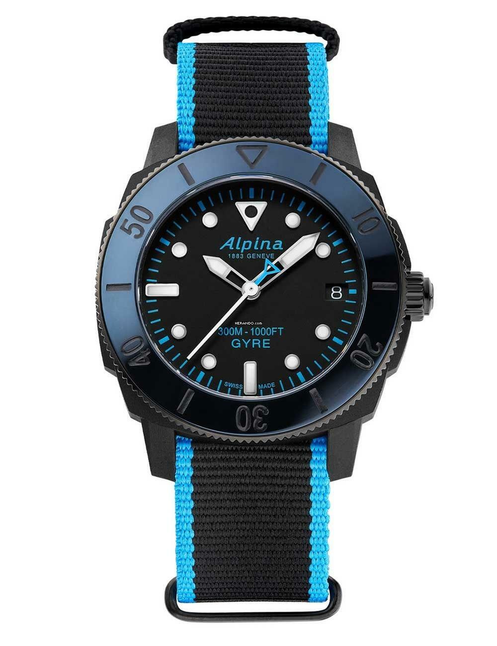 Thumbnail von Alpina AL-525LBN3VG6 Damenuhr Seastrong Ladies Diver Comtesse Gyre 36mm 30ATM