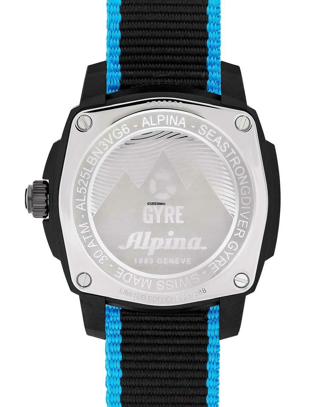 Thumbnail von Alpina AL-525LBN3VG6 Damenuhr Seastrong Ladies Diver Comtesse Gyre 36mm 30ATM