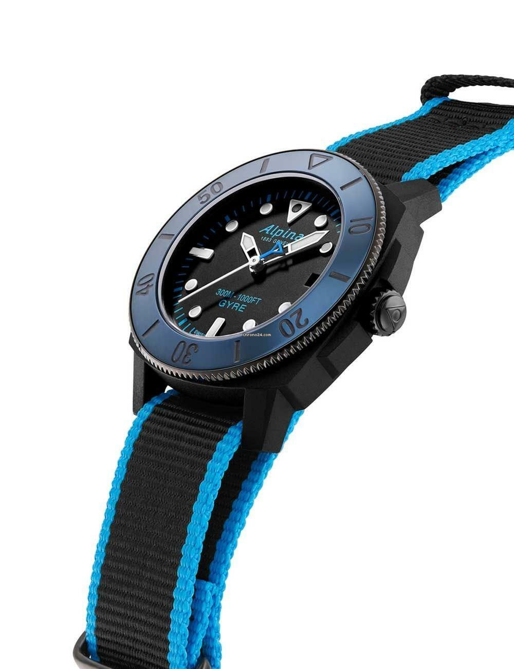 Thumbnail von Alpina AL-525LBN3VG6 Damenuhr Seastrong Ladies Diver Comtesse Gyre 36mm 30ATM