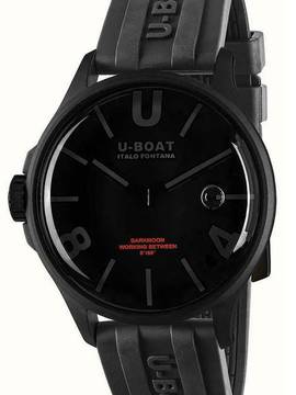  U-Boat 9544 Darkmoon Black PVD Herrenuhr 44mm 5ATM 