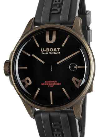  U-Boat 9549 Darkmoon Brown Vintage Herrenuhr 40mm 5ATM 