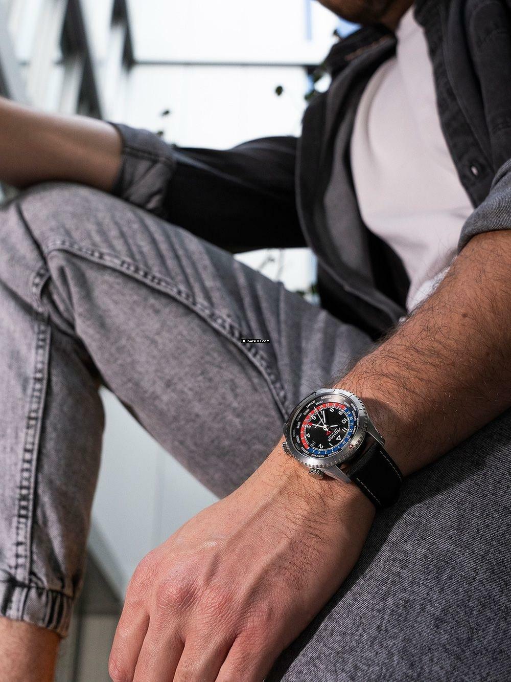 Thumbnail von Alpina Startimer Pilot AL-255BRB4S26 Startimer Pilot Worldtimer Herrenuhr 41mm