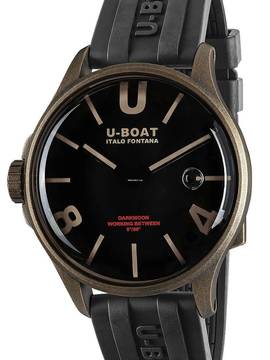  U-Boat 9548 Darkmoon Brown Vintage Herrenuhr 44mm 5ATM 