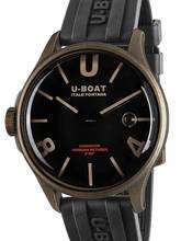 Thumbnail von U-Boat 9548 Darkmoon Brown Vintage Herrenuhr 44mm 5ATM