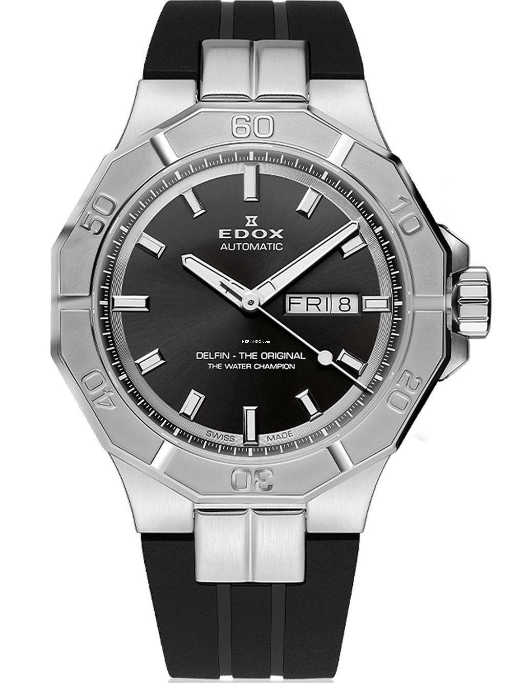 Thumbnail von Edox 88008-3CA-NIN Delfin Day-Date