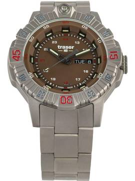  Traser H3 110668 Tactical Braun Titan Herrenuhr 46mm 20ATM 