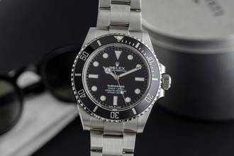 Thumbnail von Rolex Submariner (No Date) Stahl Automatik Herrenuhr Ref. M124060 Box & Papiere 2022