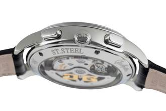 Thumbnail von Glashütte Original Senator Chronograph Stahl Automatik Herrenuhr Ref. 1-39-31-05-03-04