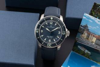 Thumbnail von Blancpain Fifty Fathoms Titan Automatik Herrenuhr Ref. 5015 12B40 O52A B&P 2023