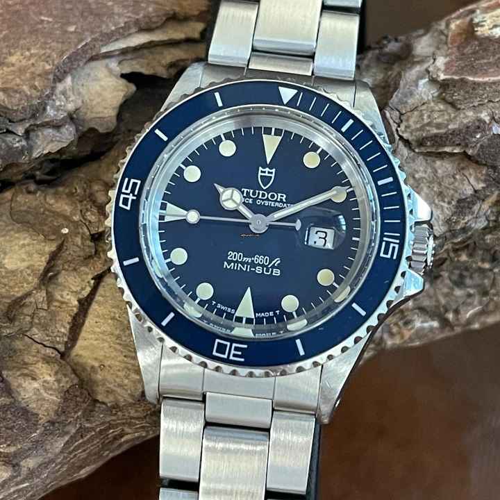  Tudor Prince Oysterdate Mini-Sub - Blau - Box/Servicepapiere - Ref. 73090  