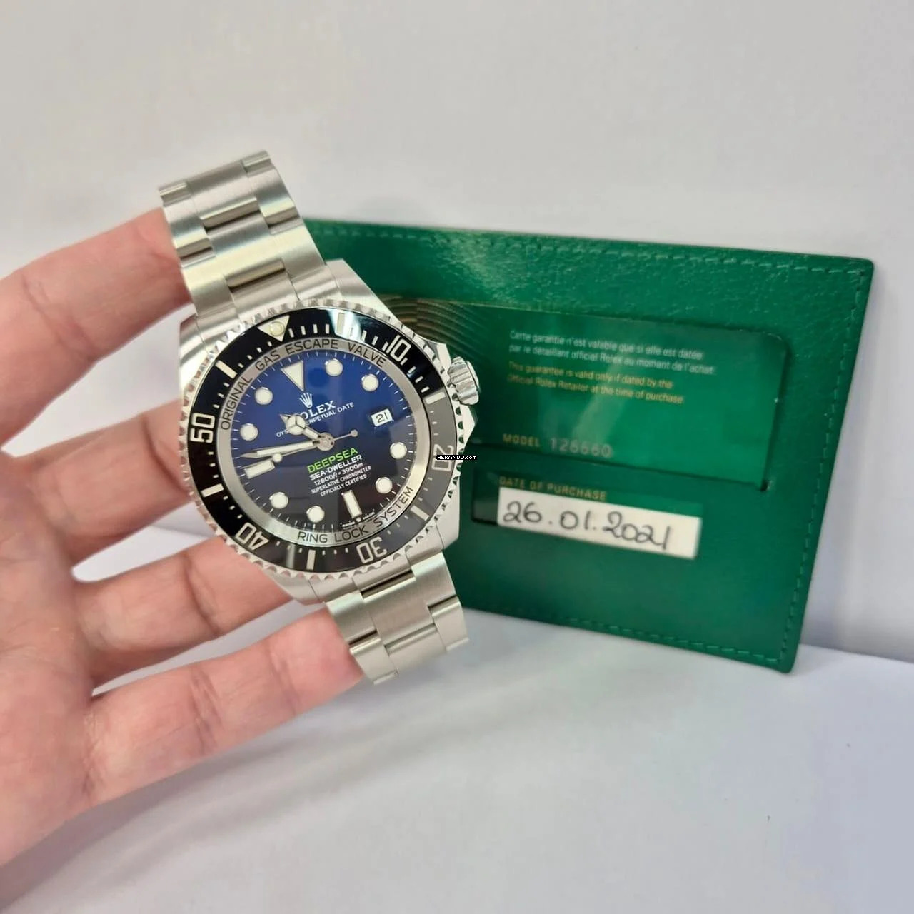 Rolex Sea-Dweller Deepsea James Cameron DeepBlue 44mm Automatic Completo