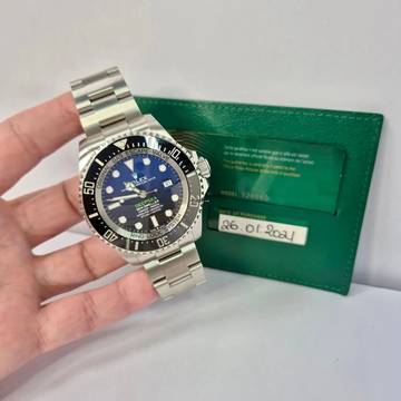  Rolex Sea-Dweller Deepsea James Cameron DeepBlue 44mm Automatic Completo 