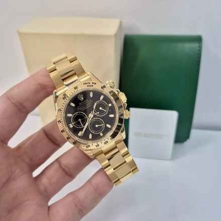  Rolex Daytona Full Yellow Gold Recently Serviced 40mm Completo 