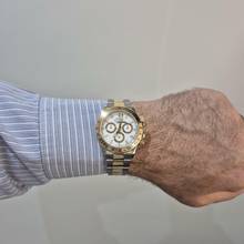 Thumbnail von Rolex Daytona Ouro & Aço White Dial 40mm Automático Completo