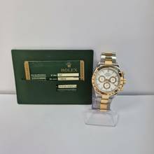 Thumbnail von Rolex Daytona Ouro & Aço White Dial 40mm Automático Completo