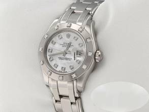 Thumbnail von Rolex Lady-Datejust Pearlmaster 29 80319 Weissgold 750 Perlmutt Diamanten Automatik Lady 18kt White Gold