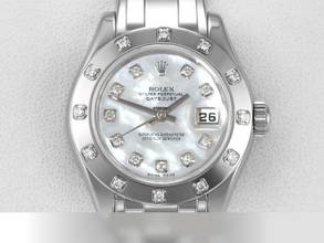 Thumbnail von Rolex Lady-Datejust Pearlmaster 29 80319 Weissgold 750 Perlmutt Diamanten Automatik Lady 18kt White Gold