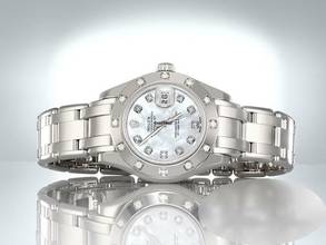 Thumbnail von Rolex Lady-Datejust Pearlmaster 29 80319 Weissgold 750 Perlmutt Diamanten Automatik Lady 18kt White Gold