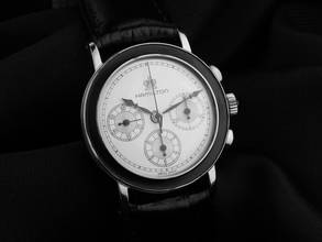 Thumbnail von Hamilton Piping Rock Chronograph Ref.1239 1988 Box&Beschreibung sehr gut Vintage