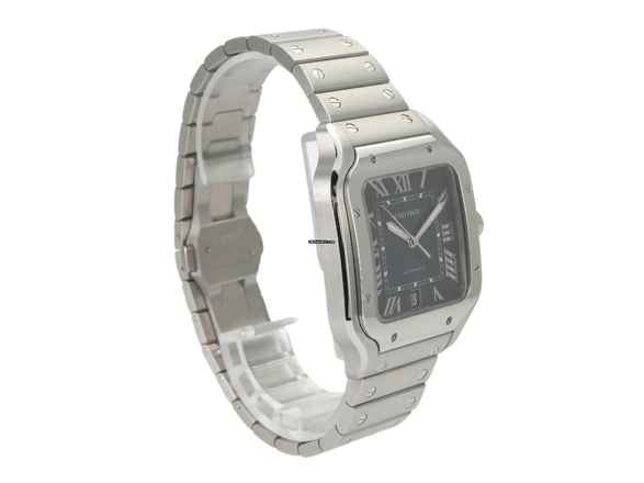  Cartier Santos de Cartier Edelstahl großes Modell Ref. WSSA0071 
