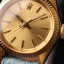 Thumbnail von Rolex Oyster Perpetual 26 Lady 26 Yellow Gold Champagne Dial