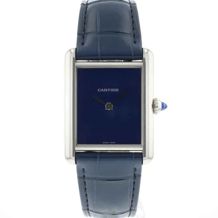  Cartier Tank Must Large Blue Dial  