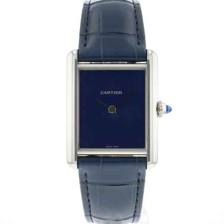  Cartier Tank Must Large Blue Dial  