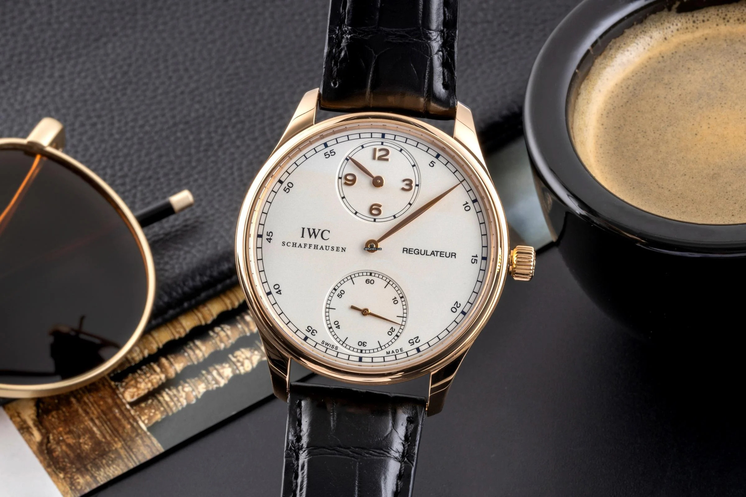 IWC Portugieser Handaufzug 18k (0,750) Gold Handaufzug Herrenuhr Ref. IW544402