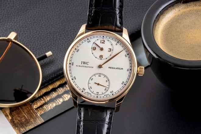  IWC Portugieser Handaufzug 18k (0,750) Gold Handaufzug Herrenuhr Ref. IW544402  