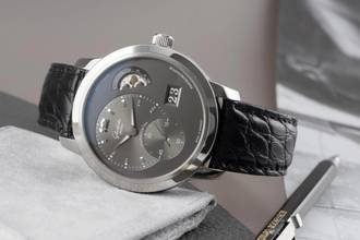 Thumbnail von Glashütte Original PanoMaticLunar XL Edelstahl Automatik Herrenuhr Ref. 90-02-36-12-05