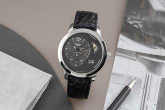 Thumbnail von Glashütte Original PanoMaticLunar XL Edelstahl Automatik Herrenuhr Ref. 90-02-36-12-05