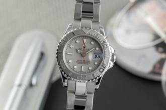 Thumbnail von Rolex Yacht-Master 29 Oyster Stahl / Platin Automatik Damenuhr Ref. 169622