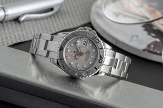 Thumbnail von Rolex Yacht-Master 29 Oyster Stahl / Platin Automatik Damenuhr Ref. 169622