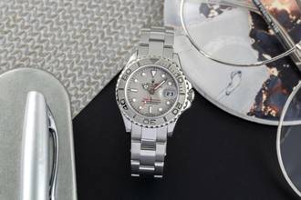 Thumbnail von Rolex Yacht-Master 29 Oyster Stahl / Platin Automatik Damenuhr Ref. 169622