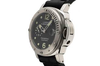 Thumbnail von Panerai Submersible Stahl Automatik Herrenuhr Ref. PAM01024 Box & Papiere 2018