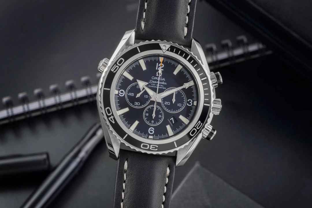  Omega Seamaster Planet Ocean Chronograph 600M Chronograph Stahl Automatik Ref. 2210.50.00  