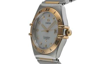 Thumbnail von Omega Constellation Ladies Stahl / Gold Automatik MOP Damenuhr Ref. 1391.71.00