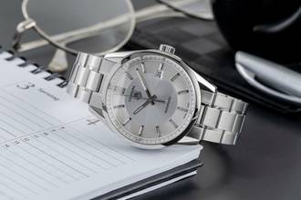 Thumbnail von TAG Heuer Carrera Calibre 5 Stahl Automatik Herrenuhr Ref. WV211A.BA0787 B&P 2008