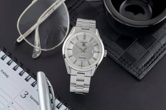 Thumbnail von TAG Heuer Carrera Calibre 5 Stahl Automatik Herrenuhr Ref. WV211A.BA0787 B&P 2008