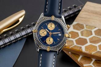 Thumbnail von Breitling Chronomat Chronograph Stahl / vergoldet Automatik Ref. B13048