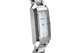 Thumbnail von Baume & Mercier Hampton Stahl MOP Dial Quarz Damenuhr Ref. M0A10474 B&P 2023