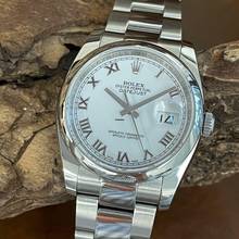 Thumbnail von Rolex Datejust 36 Ref. 116200 - Weißes Römsiches Zifferblatt